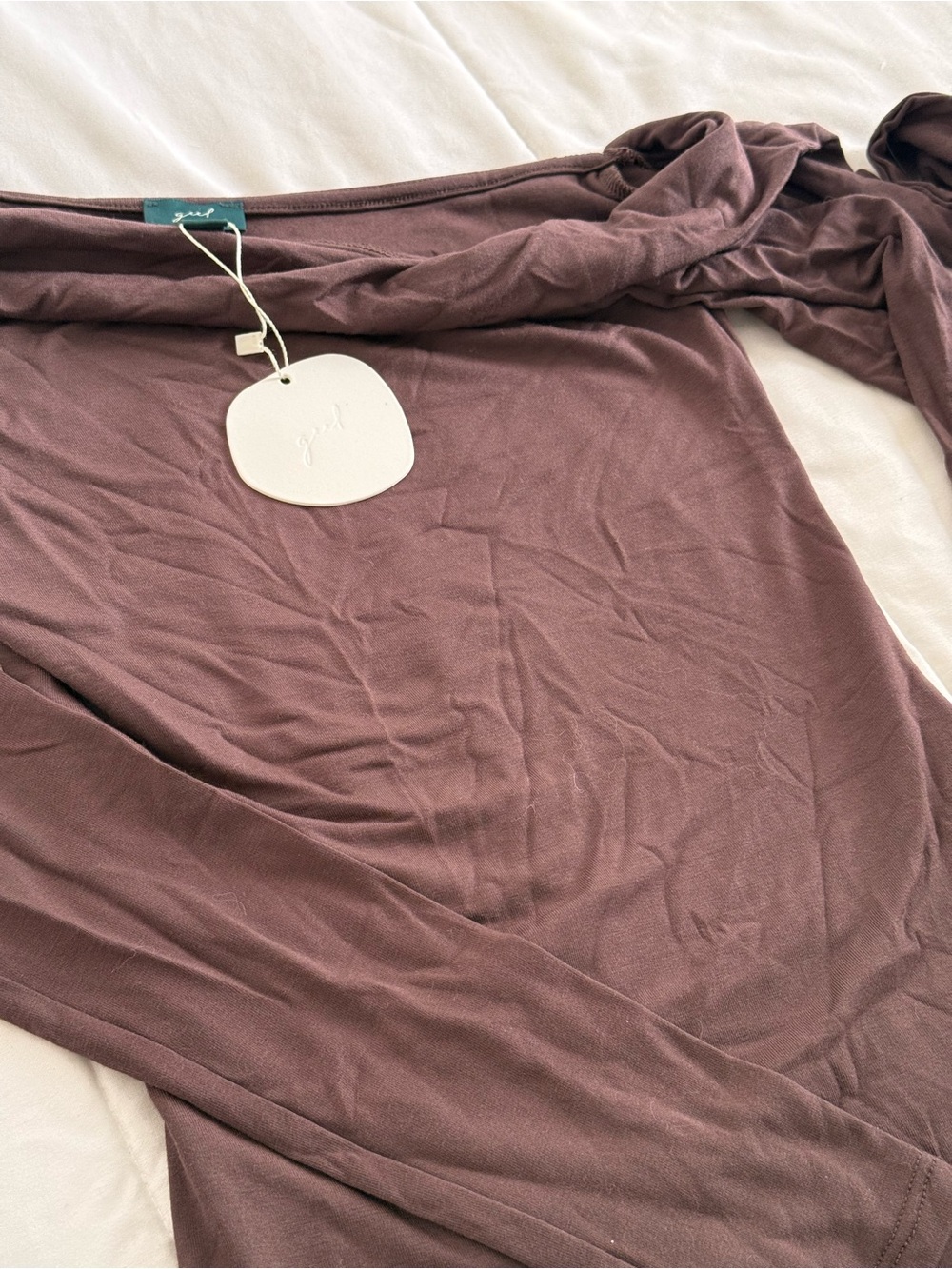 Geel Baron Top in Hickory Brown - Picture 6 of 6